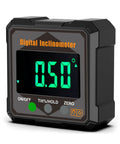 Tough As Nails Digital Angle Finder Crisp Readings Electronic Protractor with display showing 0.50°, perfect for layout and measuring.