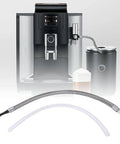 Heavy Duty Built Tough Coffee Machine Milk Tube Replacement, Stainless Steel Coiled Hose And PC Milk Line, Effortless Plug N Play Fit For Jura WE8 E6 D6 Z8 Z6 Systems with Jura coffee machine.