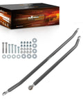 Beefed Up Steering Kit For Jeep Cherokee XJ Grand Cherokee ZJ Comanche MJ And Wrangler TJ LJ With Two And A Half Inch Lifted And Adjustable Heim Joint Ends For Easy Steering Upgrade, steel bars and hardware