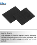 Graphite Block 50x40x2mm High Purity Graphite Electrode Plates For Melting Casting And Electrolysis Pack Of Five