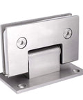 Stainless Steel Glass Door Hinge For Cabinets And Showers Clip In Mount Fits 8 To 12 Mm Thick Glass Anti Bounce Screw