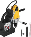 Badass Portable Magnetic Core Drill Powered By A Beast Mode 750W Copper Motor with accessories, ideal for steel cutting