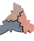 Butterfly Stepping Stone Mold For Concrete And Cement DIY Walkway Stones Reusable Garden Path Mold Create Colorful Butterfly Garden Decor And Pathway Art With No Fuss Easy To Use Plastic Mold, showing three colorful stone designs