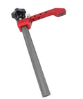 Bench Dog Clamp 19mm Fit Aluminum Alloy Dog Hole Clamp with large pressing plate and adjustable screw for woodworking.