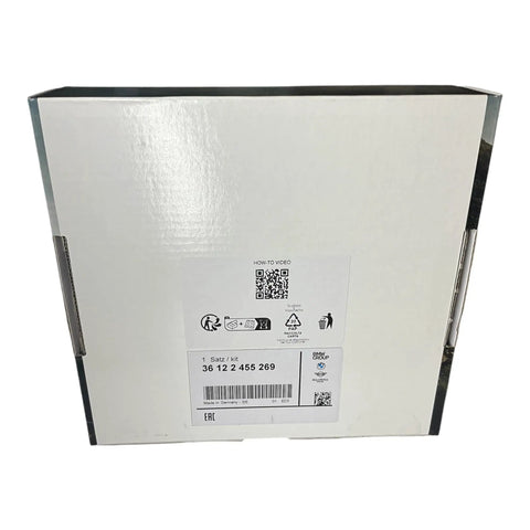 Packaging box of BMW Floating Center Caps For All Original Alloy Wheels With 5x120 Bolt Pattern 65mm Roundel Set Of Four