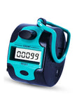 Slick Digital Clicker Tally Counter With Big Lcd Screen And Easy Palm Press For Crochet Knitting Golf Tracking And Row Counting, showing a close-up view.