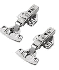 Close-up of Soft Close Cabinet Door Hinges 20 Pack Concealed Stainless Steel Hinges for Frameless Cupboards Self Closing