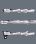 Side view of heavy-duty ratchet from Tool-Check Plus Bit Ratchet Set With Sockets Metric For Quick Fixes And Everyday Projects.