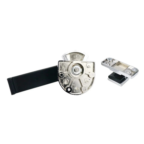 Heavy Duty Premium Stainless Steel Freezer Handle Lock Latch With Knockout Airtight Seal And Soft Touch Rubber Grip For No Sweat Industrial Walk In Cooler Door Sealing Kit