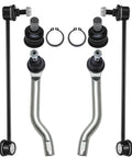 Front Suspension Repair Kit For Nissan Rogue 2014 2015 2016 2017 2018 2019 2020 Includes Two Front Lower Ball Joints, Two Front Outer Tie Rods And Two Sway Bar End Links For A Smooth, Tight, Responsive Ride.