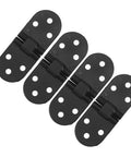 4 Pack Zinc Alloy Round Edge Hinges Set For Furniture And Sewing Tables, Flush Close Folding Hardware, 180 Degree Opening