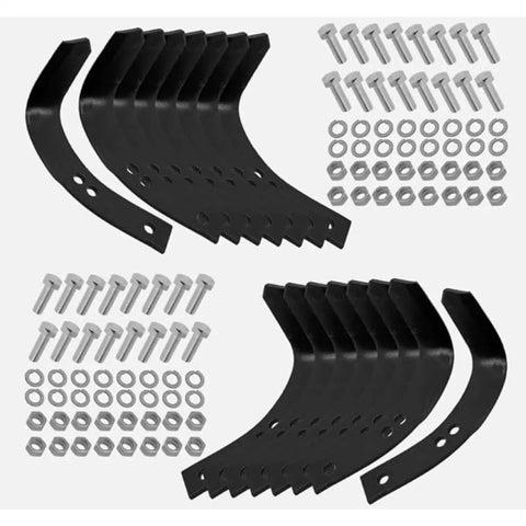 Heavy Duty Tiller Tine Set For 12075 12089 12090 12212 14038 15009 Replacement For Troy Bilt OEM Garden Cultivator Teeth