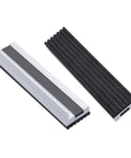 Boost Your Bench Game With These 5 Inch Magnetic Aluminum Vise Jaw Caps Featuring Flexible White Rubber Pads.