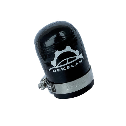 1 Inch ID High Temp 4 Ply Reinforced Silicone Hose Cap With Stainless Steel Clamp For Turbo Bypass Valve Vacuum Throttle Body Water Port Heater Core Leak Repair