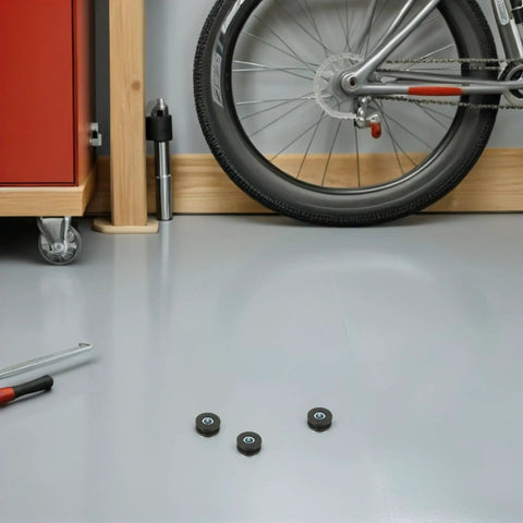 Universal Motorcycle Rubber Grommets Kit For Shock Absorption And Anti Vibration, 2-Pack metal rubber pads with bike wheel