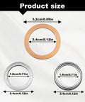 Toyota Lexus Scion Differential And Transfer Case Crush Washer Gasket Kit For Your Ride, 12 Piece Set sizes diagram