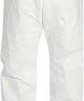 Disposable Protective Pants With Elastic Waist White 2X Large 50 Pack For Cleanrooms And Hazmat All Day Comfort With Reinforced Seams And Easy On And Off
