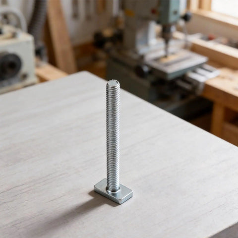 Heavy Duty M8 T Slot Track Jig Fixture component for milling machines and woodworking tables with T slot rail clamp