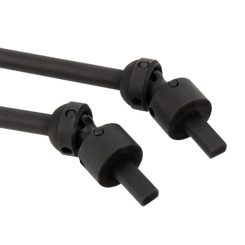 Close-up of Beefed-Up Universal CVD Drive Shafts Upgrade For One-Tenth Scale Nylon Portal Axles And SCX10 SCX10 II RC Crawlers