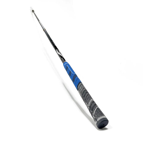Adjustable Weights Golf Swing Speed Stick For Tempo Flexibility And Power Three In One Training Aid With Updated Midsize Grip angled view