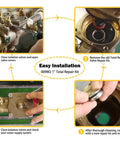 Step-by-step guide for installing No Brainer All In One 1 Inch RPZ Backflow Repair Kit For 009M2 And LF009 Valves