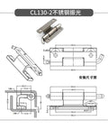 Stainless Steel Built In Concealed Door Hinge For Cabinets And Electrical Boxes CL130 2 Hidden Switchgear Mounting Hinge diagram