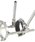 Heavy Duty Ratchet Pipe Puller With Anti Jam Clamp For Sewer Drainage And Construction, steel tool with handles, side view