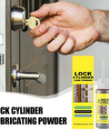 Application of Graphite Lock Lubricant Powder 8g Two Pack For Lock Cylinders Keys Padlocks U Locks And Doors No Dust