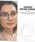 Eyeglass Repair Thread For Half Rim Glasses Easy Fix String For Quick Repairs On The Go Eyewear Maintenance And Accessories Kit