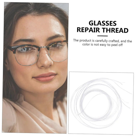 Eyeglass Repair Thread For Half Rim Glasses Easy Fix String For Quick Repairs On The Go Eyewear Maintenance And Accessories Kit