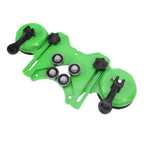 Professional Tile Hole Saw Kit With Dual Suction Cup Guide Jig And Sixteen Dry Wet Drill Bits From 6 To 50 Mm For Ceramic Tile Glass Granite Marble Drilling Like A Boss, dual suction guide