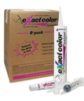 Exact Color Caulk Sealant In 9.5 Ounce Cartridges Six Pack Contractor Case Pro Grade Mixable Color Match And Stretchable Formula display