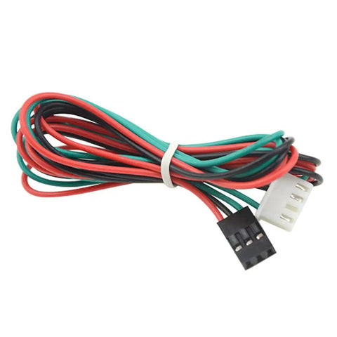 Red, black, and green 700 mm 22AWG cable for 10 Pack Mechanical Endstop Switch with connectors visible.