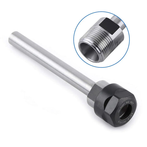 Collet Chuck Holder With Straight Shank For CNC Milling And Lathe Tooling Heavy Duty Clamp High Rigidity Precision Ground Fit Close-Up