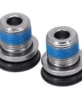 2 Pack Heavy Duty Steel M15 Crank Arm Bolts Perfect For ISIS Axle Systems And Es25 Center Shafts On Ebikes Give Your, silver threaded bolts with seal caps