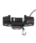 Rockin Metal Electric RC Winch For Mini 1/18 Trx4m And 1/24 Fms Crawlers showing durable metal construction and hook detail.