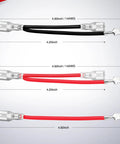 5 Pin Rocker Switch Jumper Wires Set For Automotive And ATV Console Wiring With Tin Plated Copper Terminals And 14 AWG Copper Wire