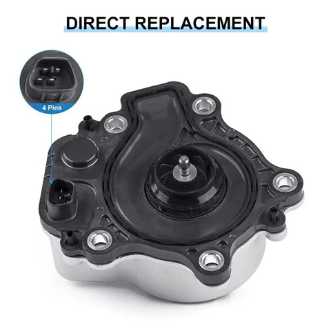 Heavy Duty Electric Engine Water Pump Compatible With Toyota Prius Prius C Prius V And Lexus CT200h Hybrid Cooling System Replacement 161A029015 showing 4-pin connector and durable design.