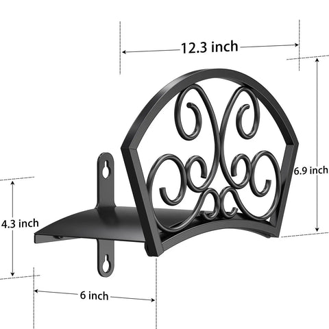 Go-To Garden Hose Holder Wall Mount Rack Holds 125 Feet Of Five Eighth Inch Hose Durable Gauge Steel With Weather Resistant Powder Coat Finish