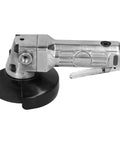 Tough As Nails 4 Inch Pneumatic Air Angle Grinder Cranking Out 11000 Rpm With Precision Linear Ball Bearings for metal cutting.