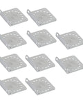 Galvanized Angle Bracket Set 10 Pack For Outdoor Electric Fencing System Heavy Duty Built To Last Weatherproof Reinforced Corner Braces
