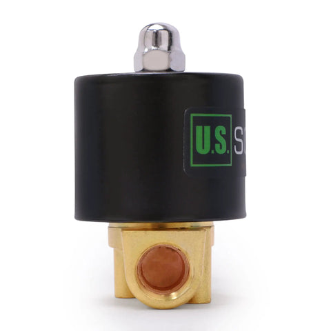 Heavy Duty 3 8 Inch Zinc Alloy Solenoid Valve 12 Volt Dc Normally Closed Npt 0.6 Cv Zero Pressure Opens Direct Lift