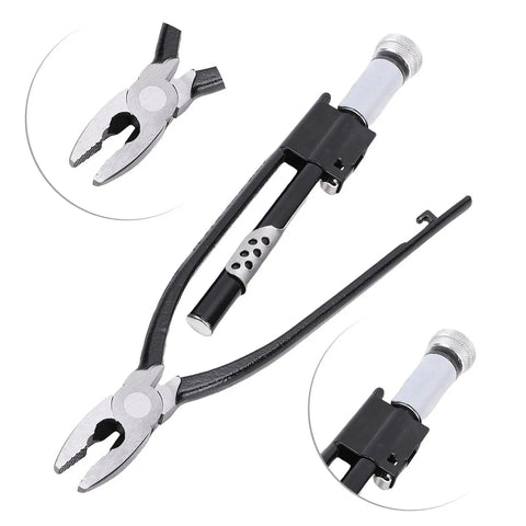 11 Inch Safety Wire Pliers Pro Grade Chrome Vanadium Steel Reversible Twisting Tool With Self Locking Design for precise handling
