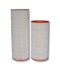 Pleat Filter Cartridge Media PF27000 Series For 200 Sq Ft Pool Filtration, High Flow Up To 150 GPM, Deep Clean Replacement Filter Media For Residential And Public Pools, Great For DIY Pool Pros. two pleated pool filter cartridges
