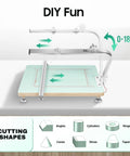 Portable 72W Hot Wire Foam Cutter With 100 To 240V AC Power, Tabletop Styrofoam Cutter showing adjustable angles for DIY crafting