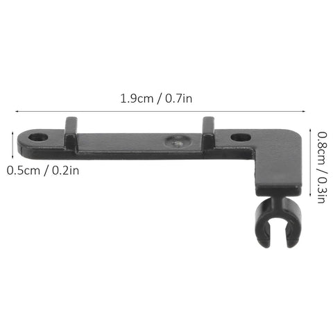 Black PTZ Soft Cable Pressing Parts and Fastener Clip for Drone Repair Quick Swap Design, durable plastic Mini 2 gimbal clip.