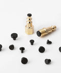 90 Pcs Silicone Rubber Hole Plugs Set In Assorted Sizes From 4mm To 9.5mm, Durable Waterproof Silicone Stopper Plugs With Brass Fittings