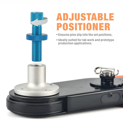 Top Notch IWISS Diesel Grade Deutsch Crimper with adjustable positioner for precise connector alignment.
