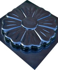 Flower Stepping Stone Mold For Garden Path, Concrete Tile Mold, Floral Style 12.6 Inch Diameter, ABS Plastic DIY Stone Mold