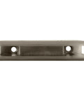 Senior Prima 01 Series Satin Nickel Top Or Bottom Mount Glass Hinge For Half Inch Thick Tempered Glass Panels, Beefy Heavy-Duty Shower Door Hardware, Smooth Operation And Clean Finish, side view